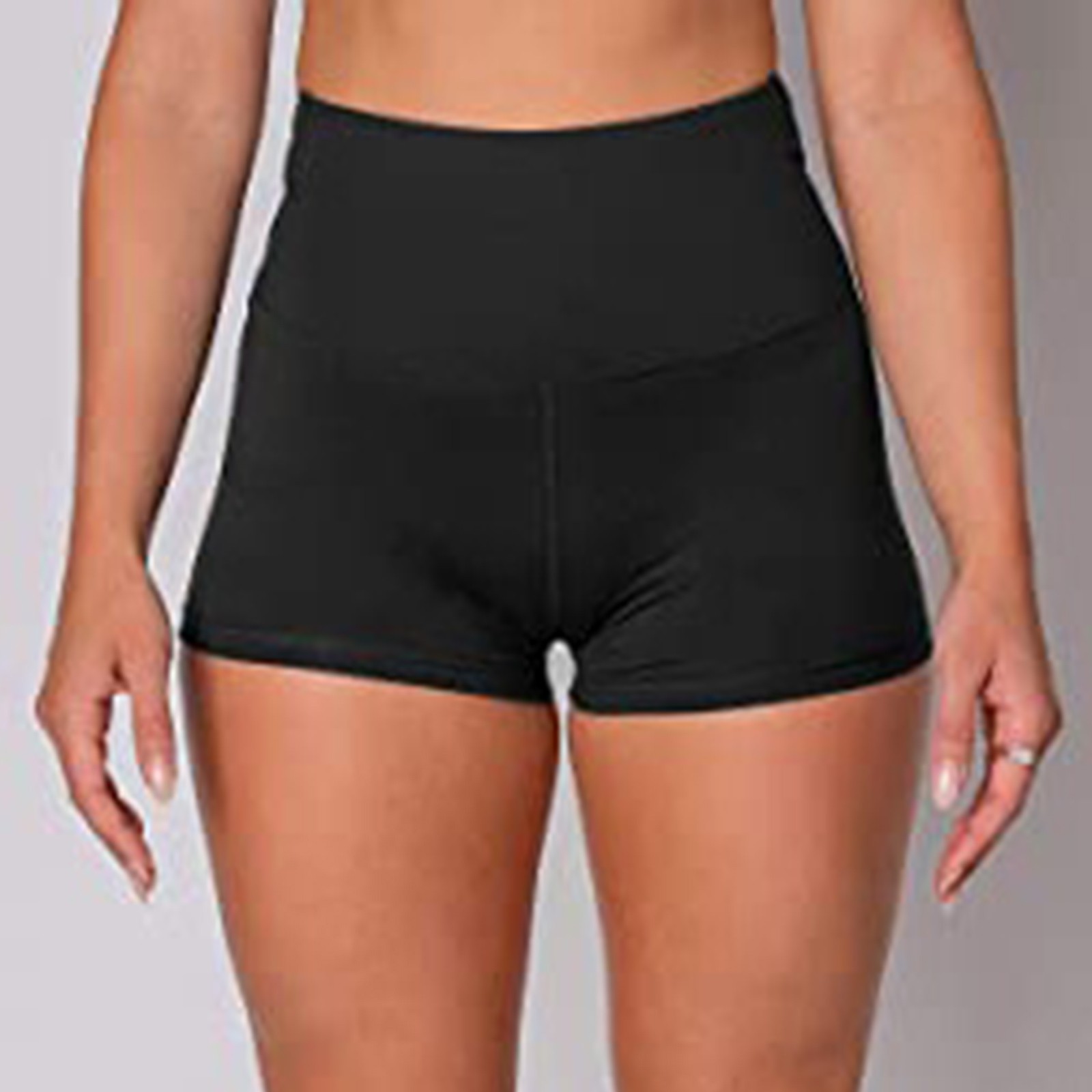 thumbnail image 2 of Pantalones ajustados de yoga de cintura alta para mujer: leggings elásticos de color liso para uso informal/diario/deportivo. Tallas asiáticas., 2 of 7